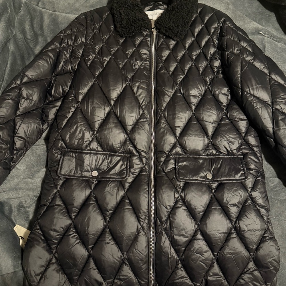 Calvin Klein Black Quilted Puffer Jacket